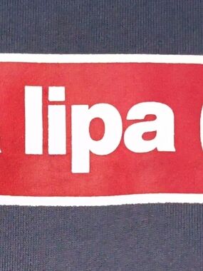 Dua Lipa 💋 Official Merch Navy Blue XL Unisex Hoodie